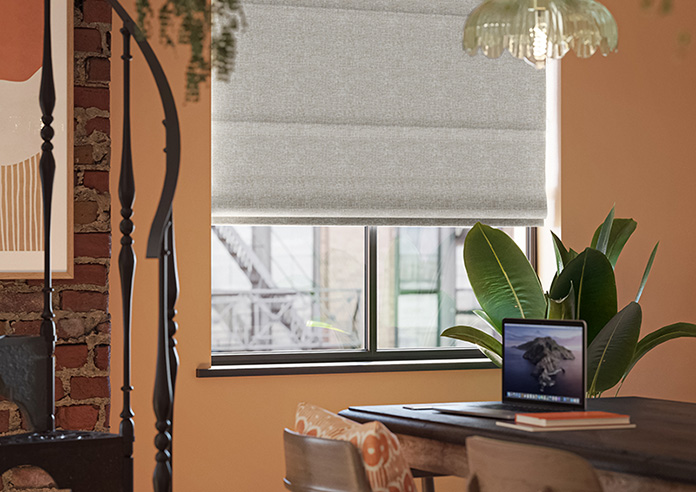 Atina (Blackout), Grey Bisque - Twist&Fit Roman Blind - Image 5